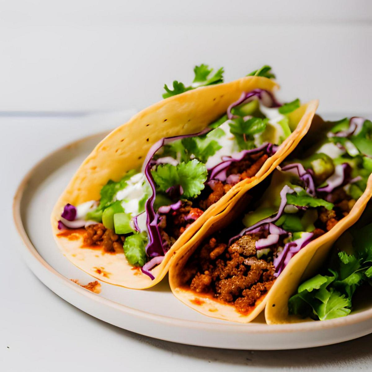 Sous Vide Ground Beef Tacos