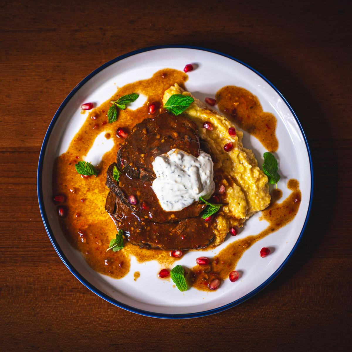 Sous Vide Venison Pot Roast with Harissa