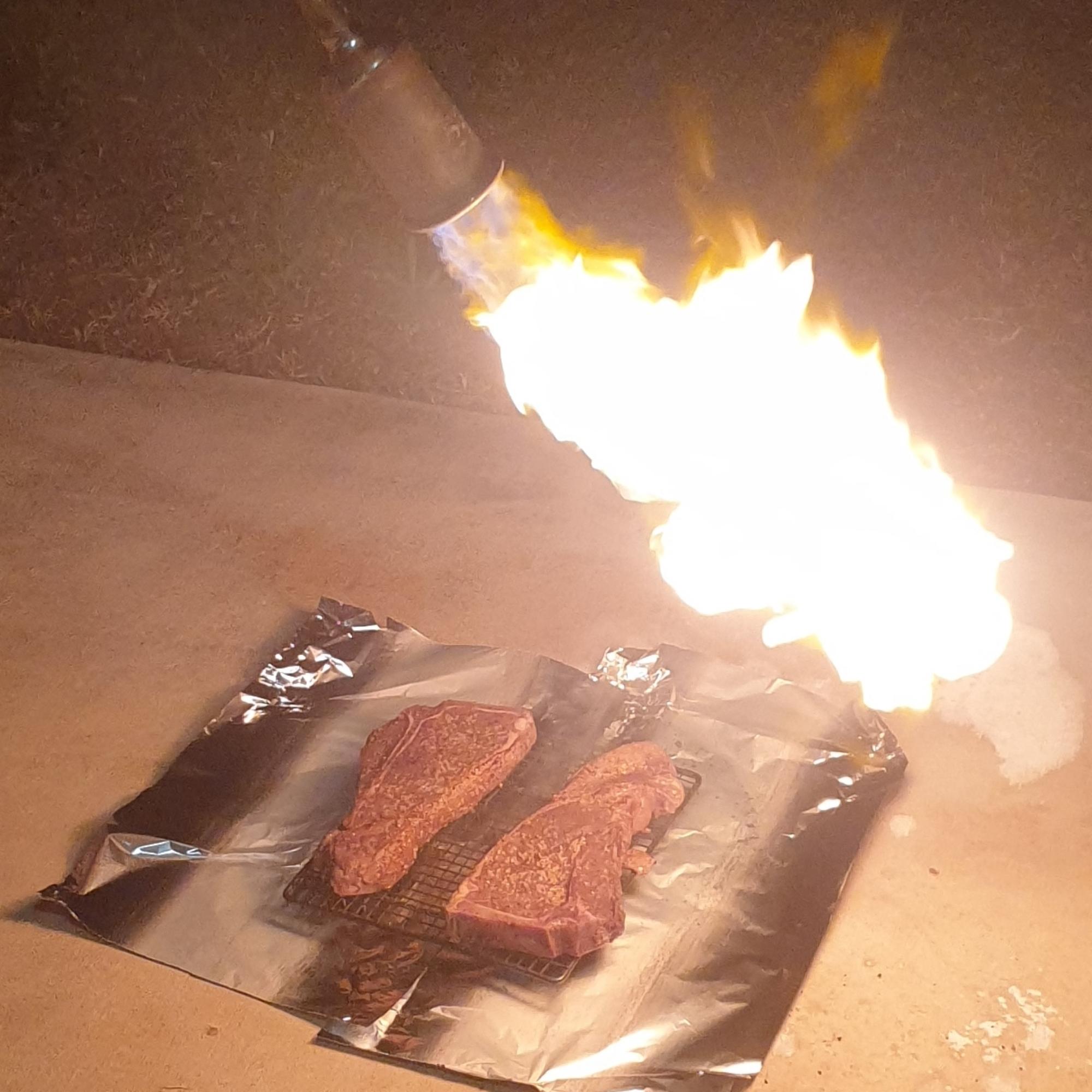 Flame Thrower Steaks