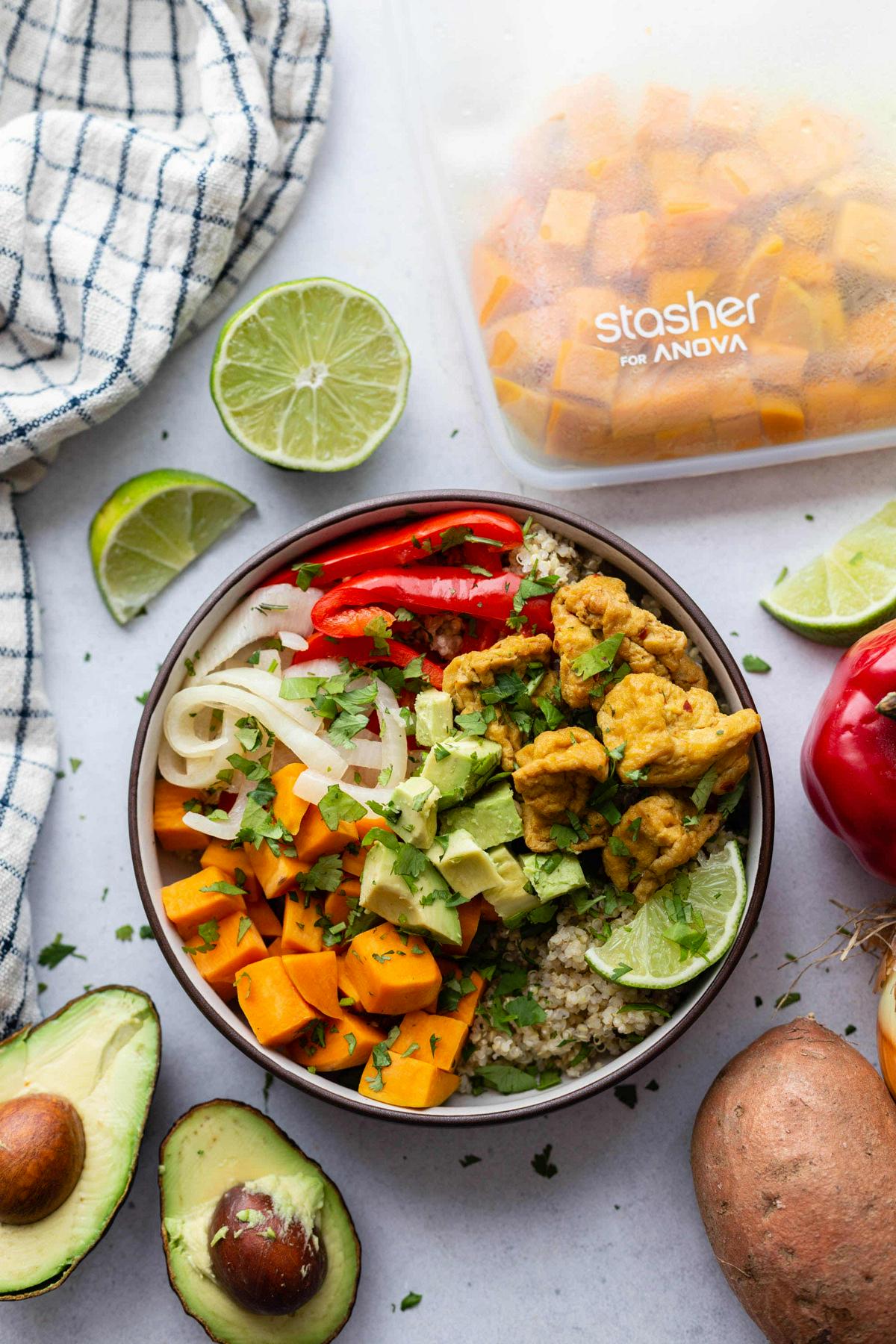 Sous Vide Vegetarian Buddha Bowl