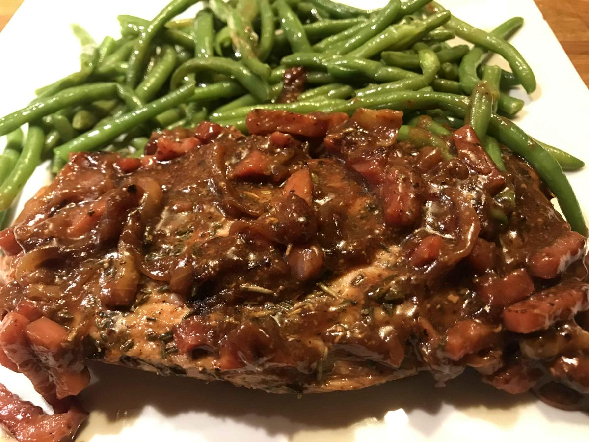 Escalope veau au madère et au thym