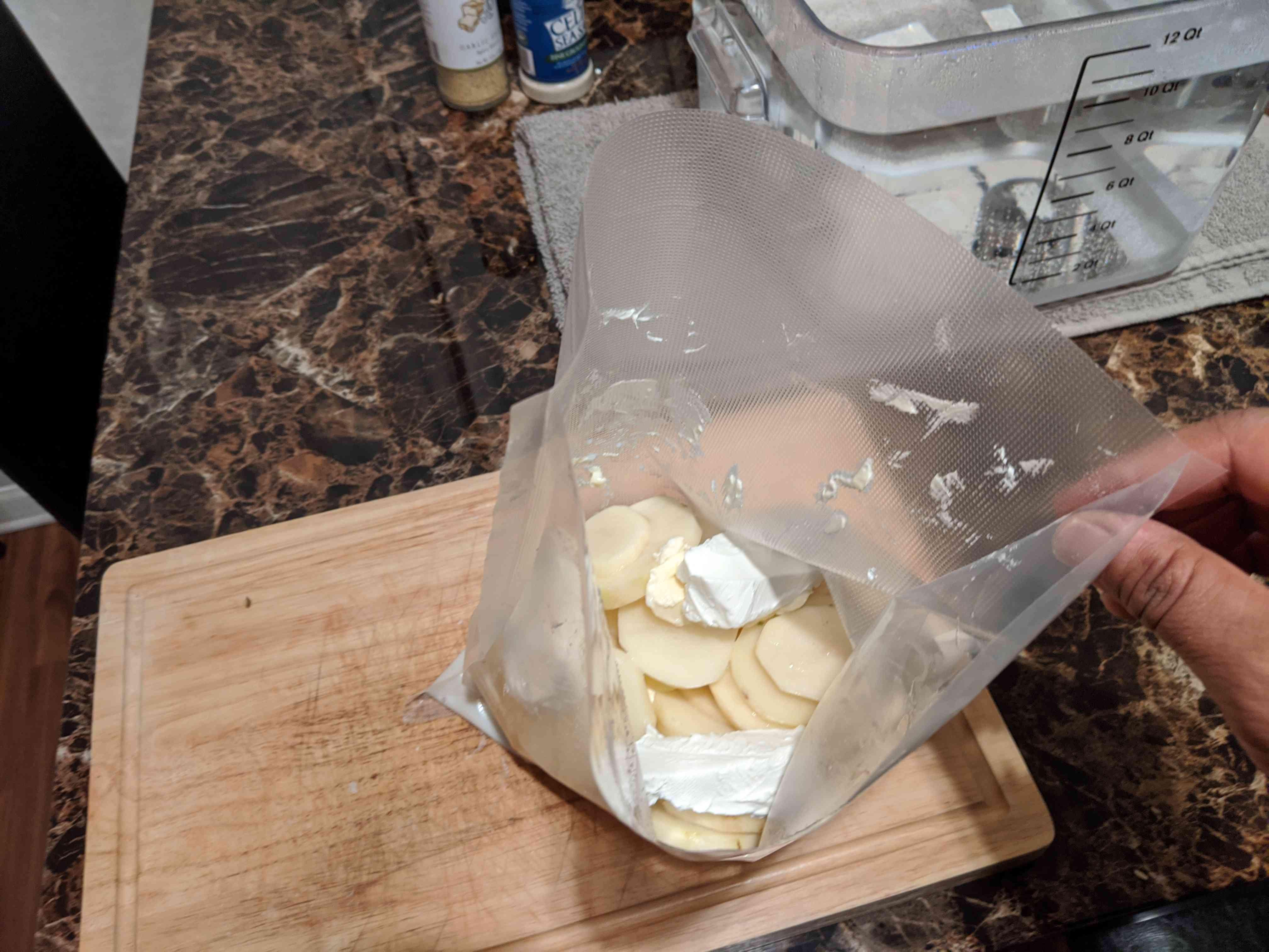 Sous vide mashed potatoes