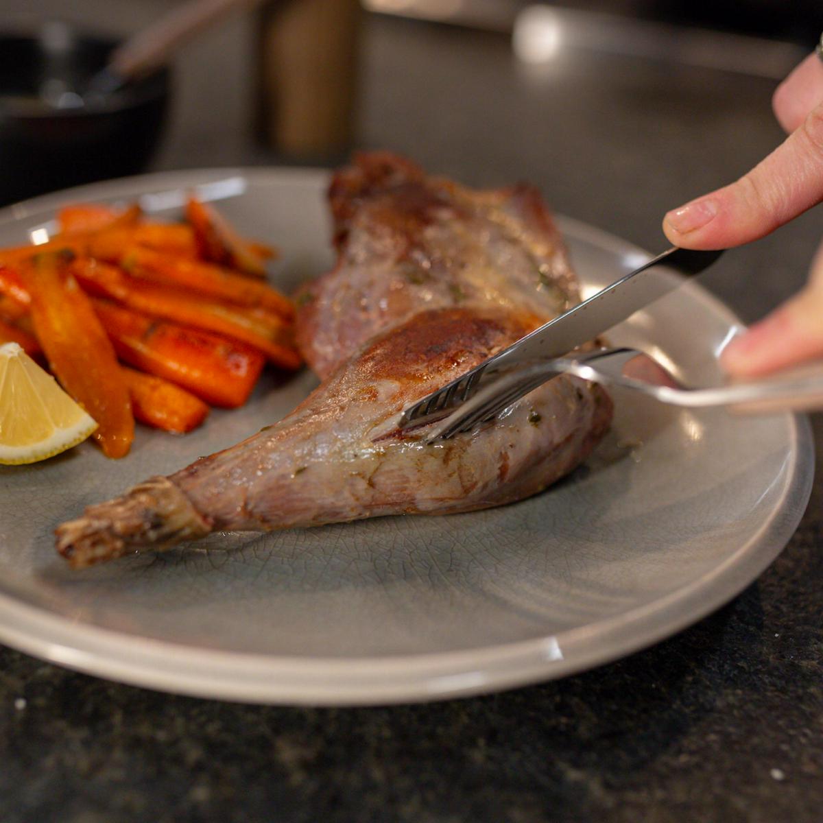 Sous Vide Crane Leg Confit